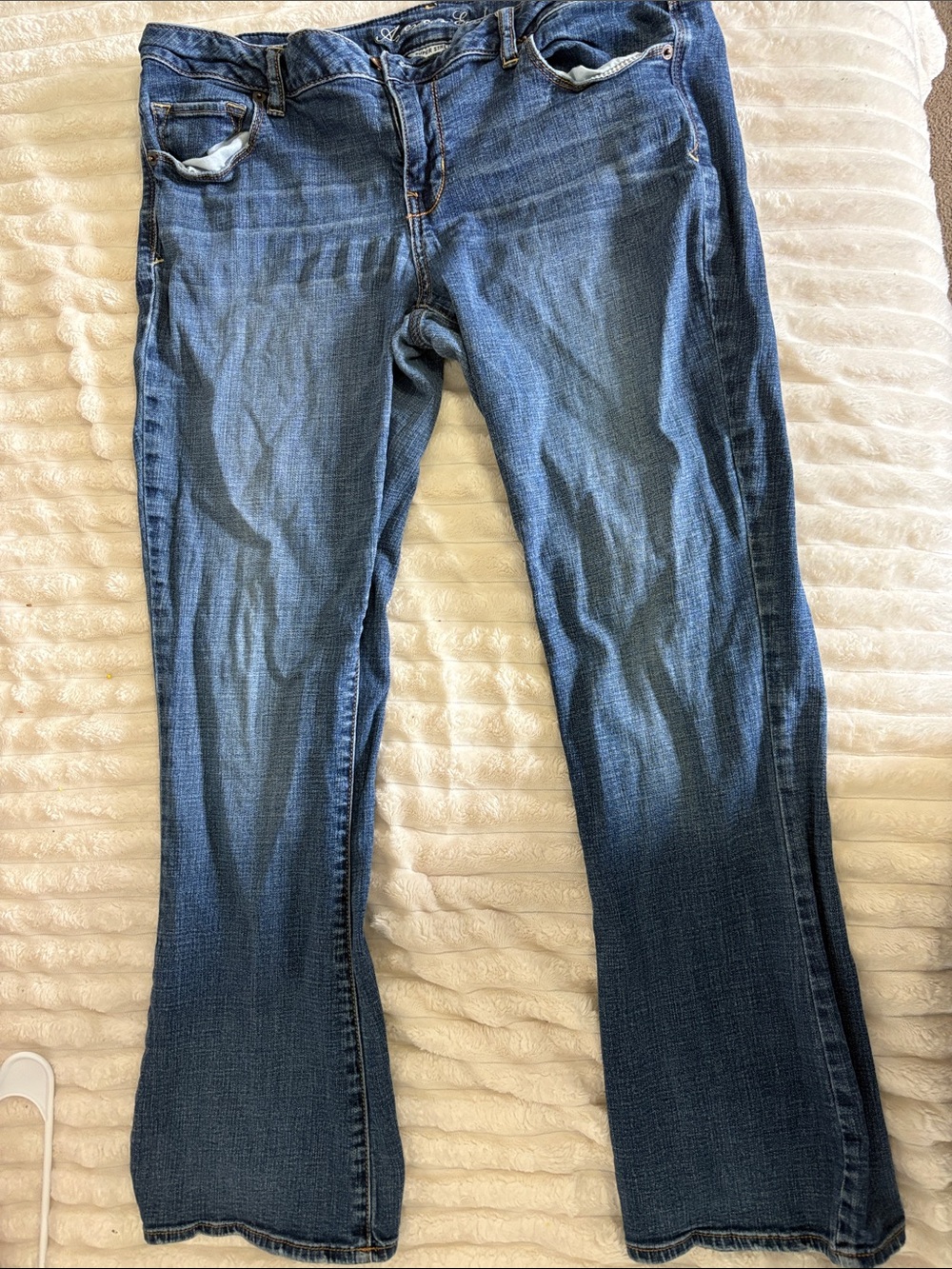 American Eagle Outfitters Dark Blue Flare Jeans